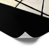 Poster Dans le Carré noir par Kandinsky (Coin)