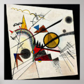 Poster Dans le Carré noir par Kandinsky (Devant)