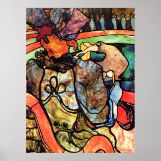 Poster Dans le cirque de Toulouse-Lautrec