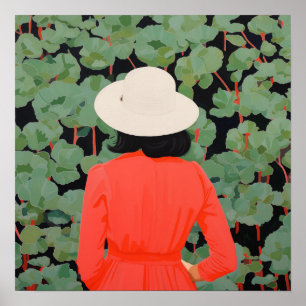 Poster Dans le jardin