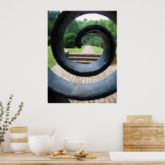 Poster Dans le jardin (Cuisine)