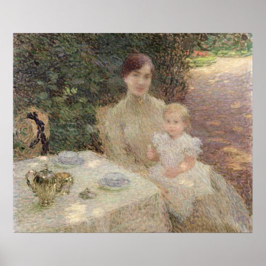 Poster Dans le jardin, 1904 (Devant)