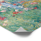 Poster Dans le jardin | Childe Hassam (Coin)