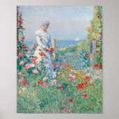 Poster Dans le jardin | Childe Hassam (Devant)