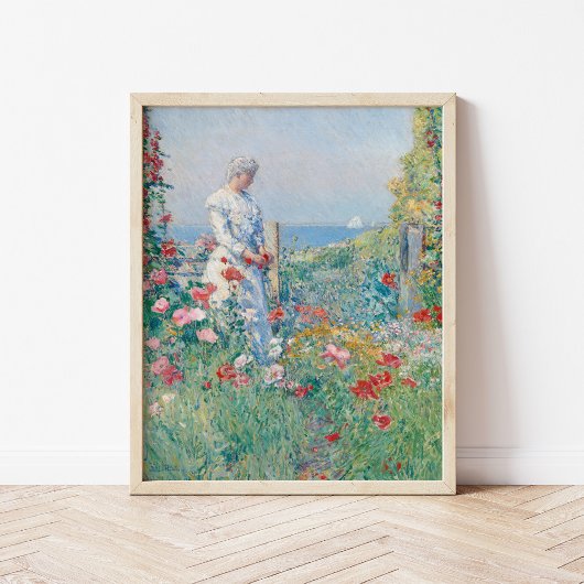 Poster Dans le jardin | Childe Hassam