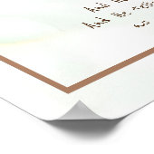 Poster ~Dans le jardin Conforting Hymn Garden Antique Ros (Coin)