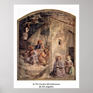 Poster Dans Le Jardin De Gethsémani Par Fra Angelico