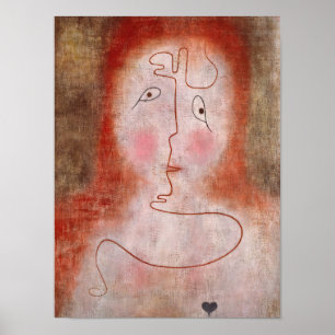 Poster Dans le miroir magique par Paul Klee