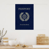 Poster dans le monde : passeport (Cuisine)