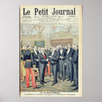 Dans le Palais Elysée, le Transfert Cérémonial