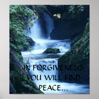 Poster DANS LE PARDON, VOUS TROUVEREZ LA PAIX... Religieu