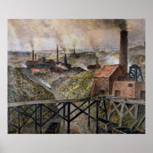 Poster Dans le pays noir, 1890