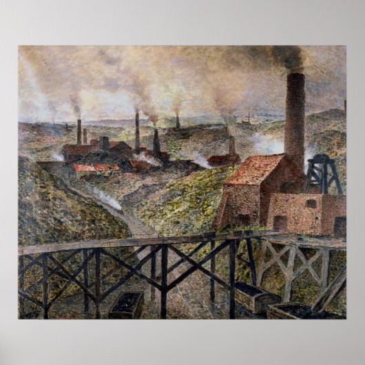 Poster Dans le pays noir, 1890 (Devant)