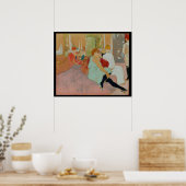 Poster Dans le Salon de la rue des Moulins, 1894 (Cuisine)