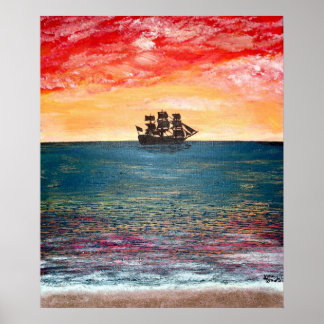 Poster Dans le soleil