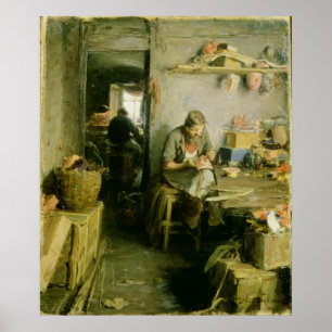 Poster Dans le studio de masque, 1897