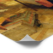 Poster Dans le studio du peintre, 1832 (Coin)