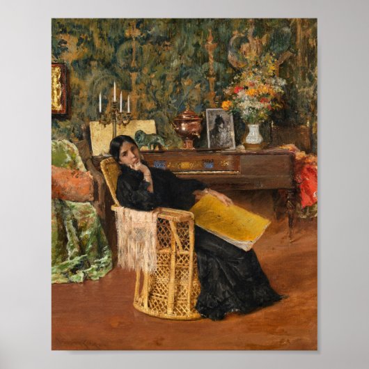 Poster Dans le Studio | William Merritt Chase (Devant)