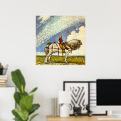 Poster « Dans le vaste monde » de John Bauer (Bureau à domicile)
