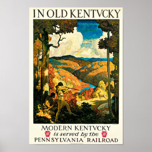 Poster Dans Le Vieux Kentucky