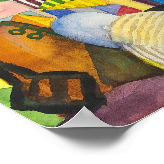 Poster Dans les bazars | Auguste Macke | (Coin)