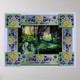 Poster Dans les bois