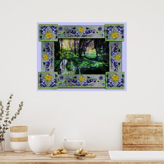 Poster Dans les bois (Cuisine)