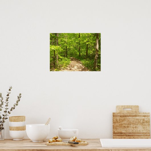 Poster Dans les bois (Cuisine)