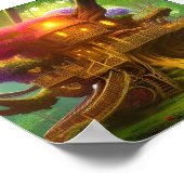 Poster Dans les bois elfes (Coin)