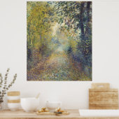 Poster Dans les bois par Pierre-Auguste Renoir (Cuisine)