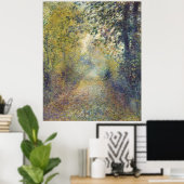 Poster Dans les bois par Pierre-Auguste Renoir (Bureau à domicile)