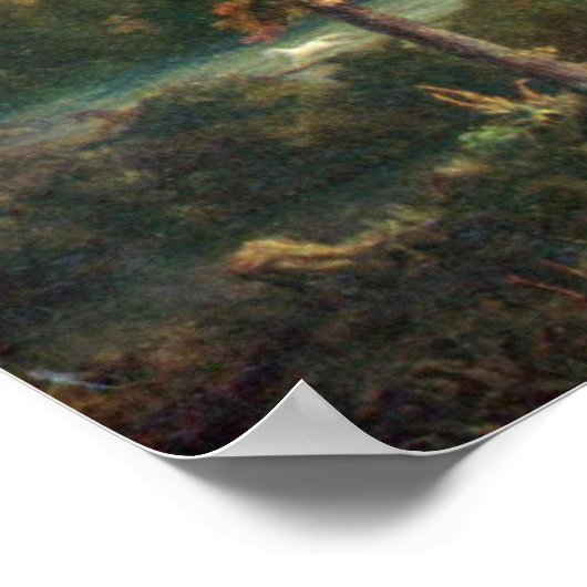 Poster Dans les Catskill -Thomas Cole par Frederick Churc (Coin)