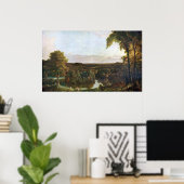 Poster Dans les Catskill -Thomas Cole par Frederick Churc (Bureau à domicile)