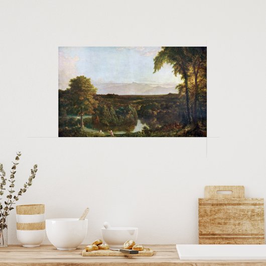 Poster Dans les Catskill -Thomas Cole par Frederick Churc (Cuisine)