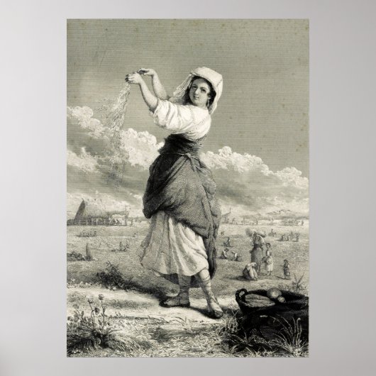 Poster Dans Les Champs - J G Chapman - 1861 (Devant)