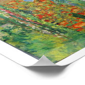 Poster Dans les jardins suspendus de Monet - art de colla (Coin)