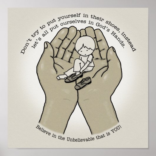 Poster Dans les mains de Dieu (Devant)