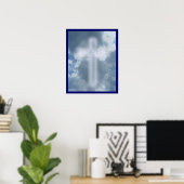 Poster Dans les nuages (Bureau à domicile)