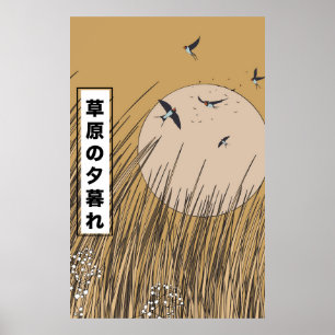 Poster Dans les prairies