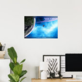 Poster Dans les profondeurs des cieux (Bureau à domicile)