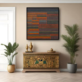 Poster Dans les six seuils actuels, Paul Klee, Abstrait