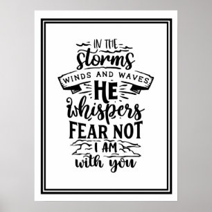 Poster Dans les tempêtes Vents et Vagues