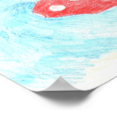 Poster Dans les vagues (Coin)