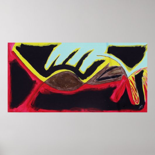 Poster "Dans l'esprit" par Tyler Mahaffy (Devant)