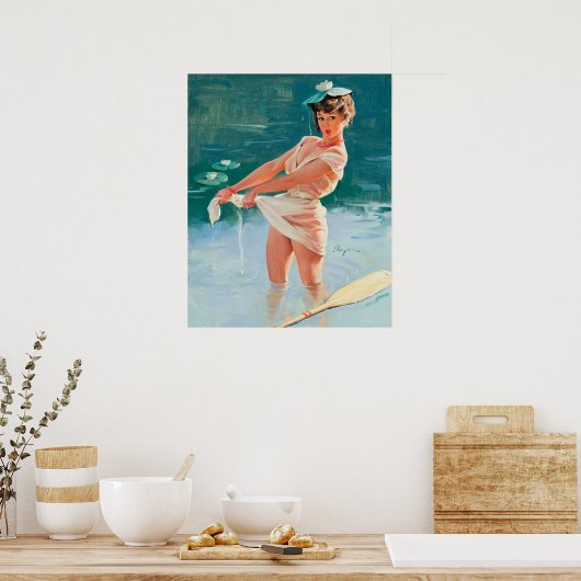 Poster Dans l'étang (Cuisine)