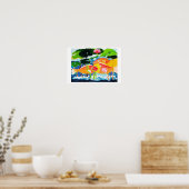 Poster Dans l'étang (Cuisine)