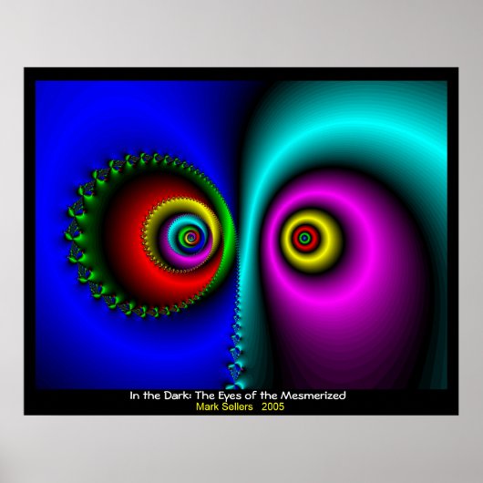 Poster Dans l'obscurité, les yeux des Mémerisés (Devant)