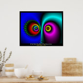 Poster Dans l'obscurité, les yeux des Mémerisés (Cuisine)