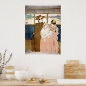 Poster Dans l'Omnibus - Mary Cassatt - 1891 (Cuisine)