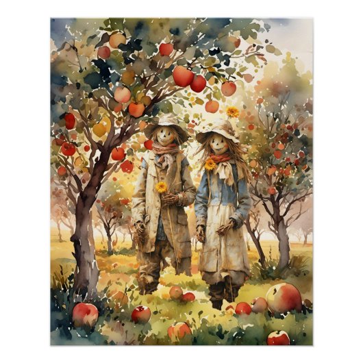 Poster Dans L'Orchard D'Apple (Devant)